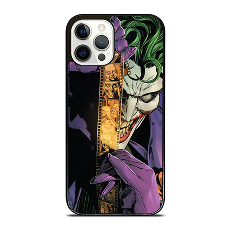 JOKER WITH FILM DC BATMAN CARTOON iPhone 12 Pro Case Cover