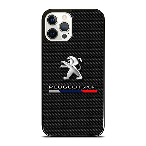PEUGEOT SPORT CAR CARBON LOGO iPhone 12 Pro Case Cover