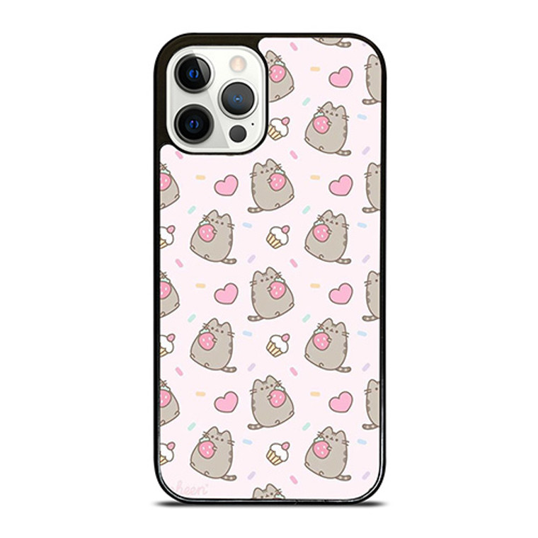 PUSHEEN CAT STRAWBERRY CAKE iPhone 12 Pro Case Cover