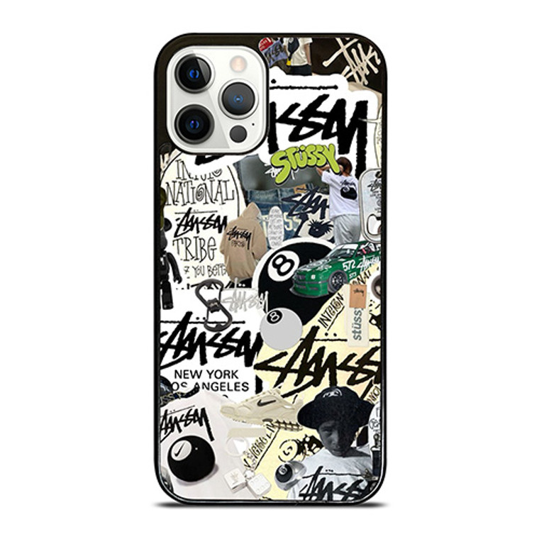 STUSSY COLLAGE iPhone 12 Pro Case Cover STUSSY COLLAGE iPhone 12 Pro Case Cover