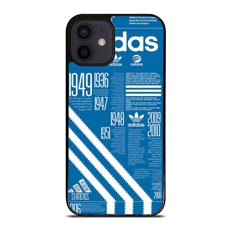 ADIDAS SHOES LOGO BLUE iPhone 12 Mini Case Cover