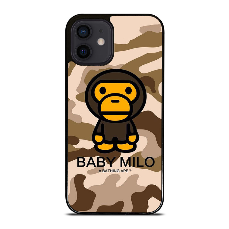 BABY MILO CAMO BAPE BATHING APE iPhone 12 Mini Case Cover BABY MILO CAMO BAPE BATHING APE iPhone 12 Mini Case Cover