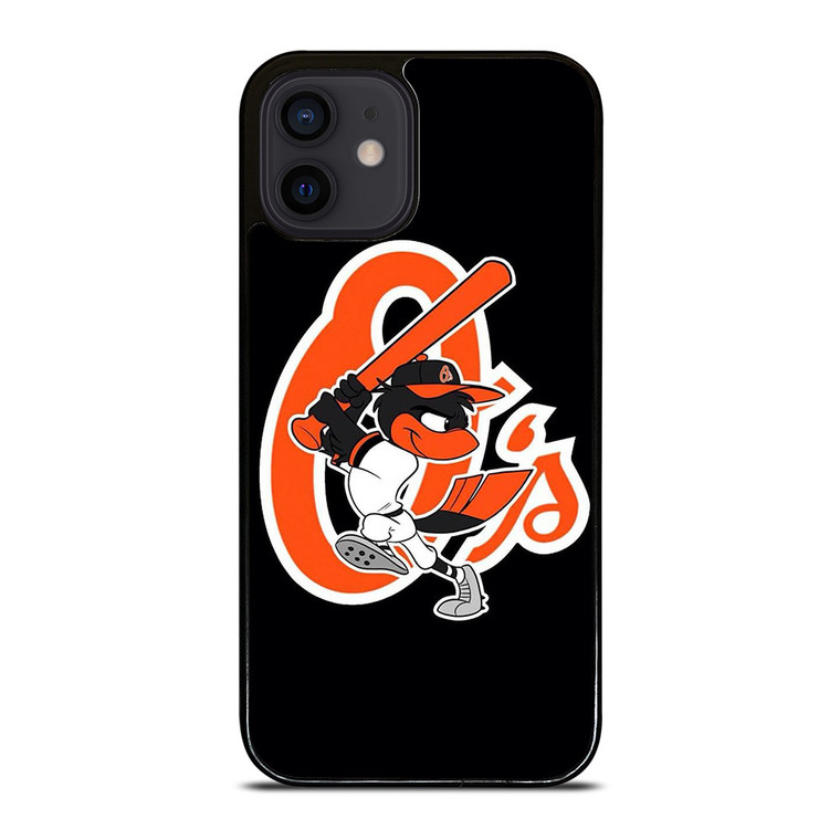 BALTIMORE ORIOLES LOGO BASEBALL TEAM MASCOT iPhone 12 Mini Case Cover