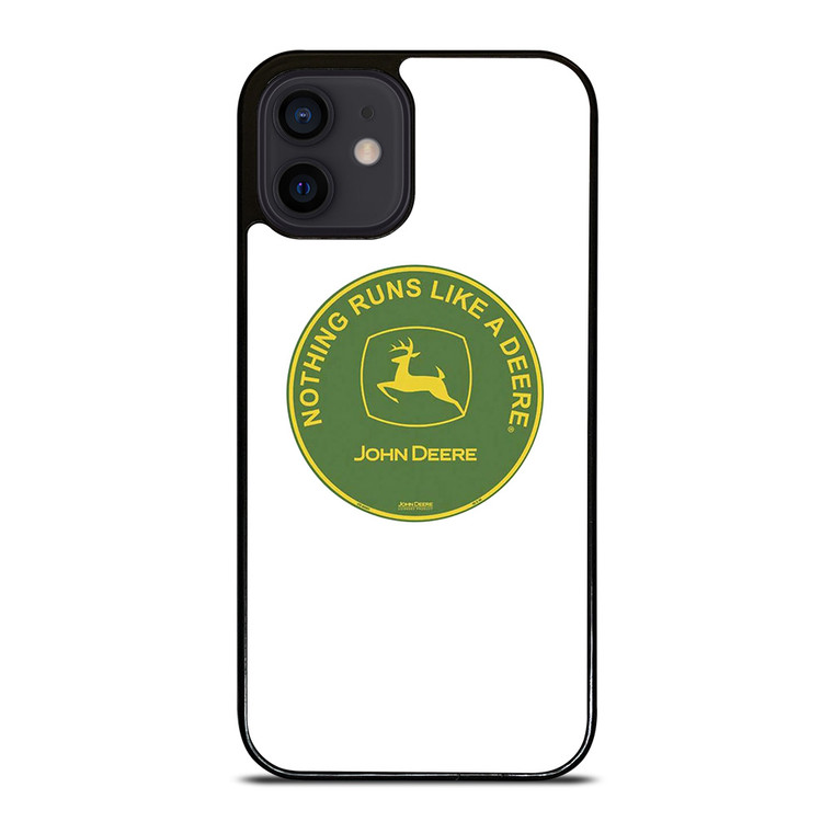 JOHN DEERE TRACTOR LOGO RUNS LIKE A DEER iPhone 12 Mini Case Cover