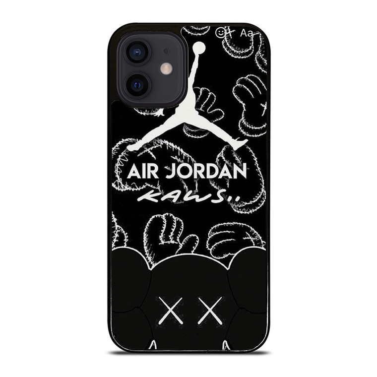 KAWS X AIR JORDAN LOGO iPhone 12 Mini Case Cover