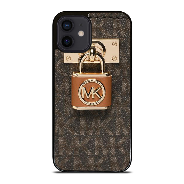 MICHAEL KORS MK LOGO PADLOCK iPhone 12 Mini Case Cover