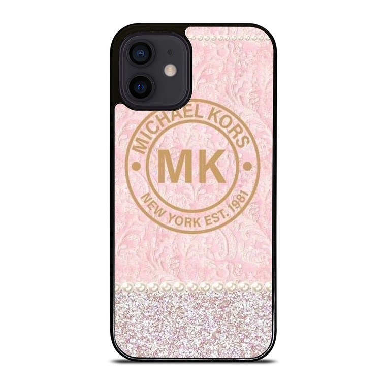 MICHAEL KORS MK LOGO PINK iPhone 12 Mini Case Cover