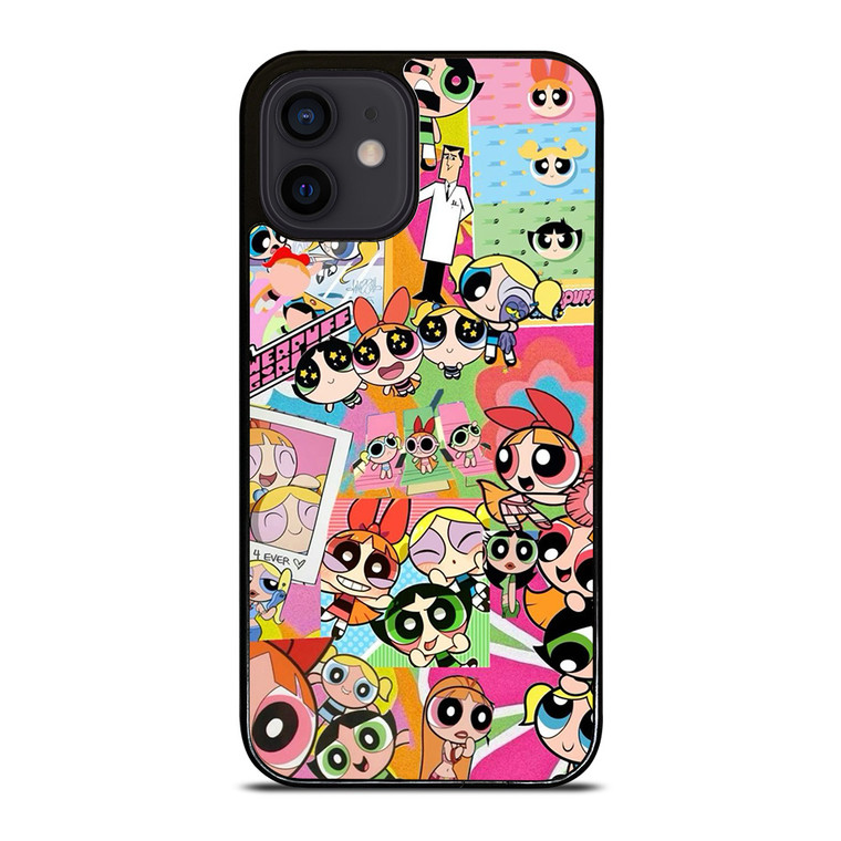 POWERPUFF GIRLS CARTOON NETWORK COLLAGE iPhone 12 Mini Case Cover