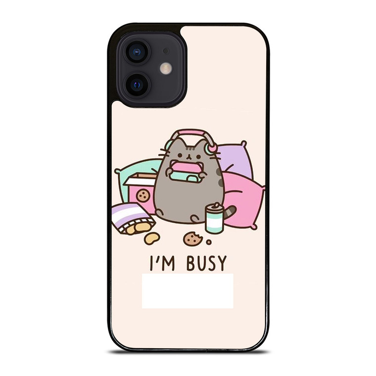 PUSHEEN CAT I'M BUSY iPhone 12 Mini Case Cover