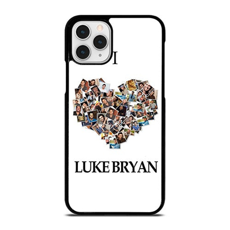 I LOVE LUKE BRYAN COLLAGE iPhone 11 Pro Case Cover