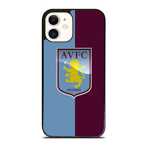 ASTON VILLA FC LOGO FOOTBALL CLUB iPhone 12 Case Cover