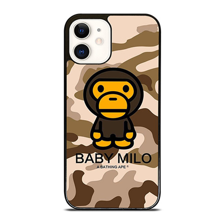 BABY MILO CAMO BAPE BATHING APE iPhone 12 Case Cover BABY MILO CAMO BAPE BATHING APE iPhone 12 Case Cover