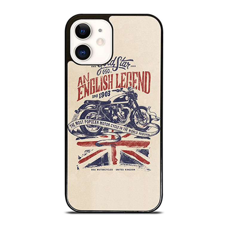 BSA MOTORCYCLE BRITISH GOLD STAR iPhone 12 Case Cover