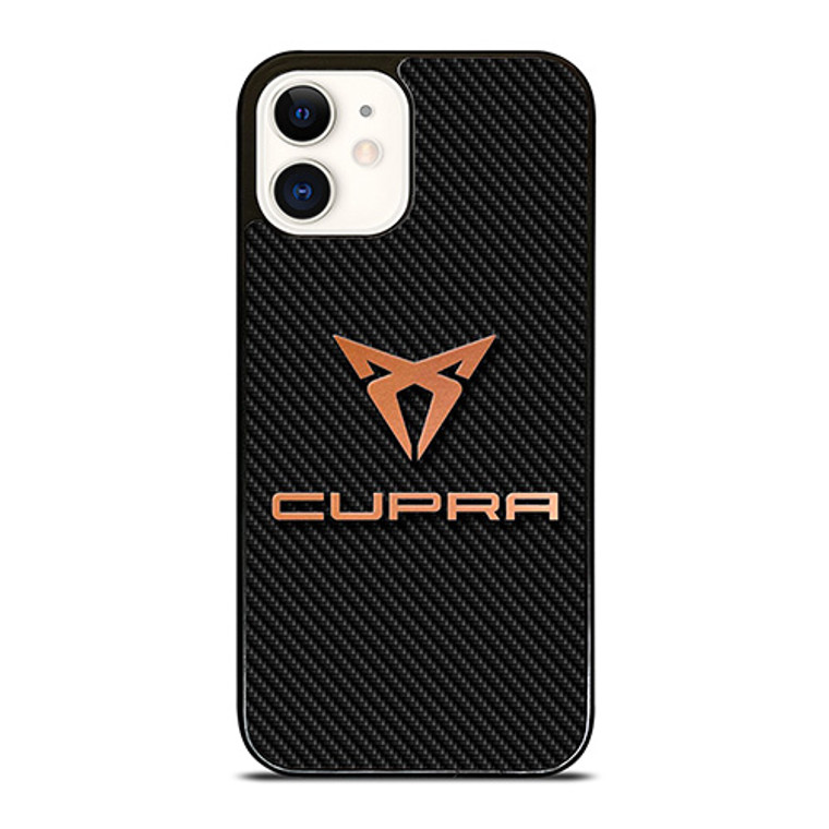 CUPRA CAR LOGO CARBON iPhone 12 Case Cover
