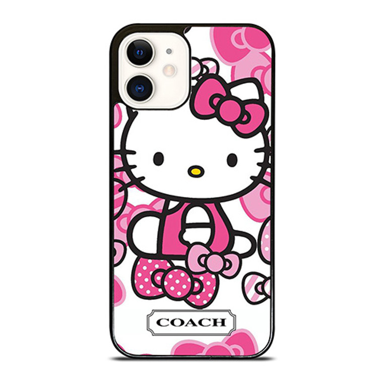 HELLO KITTY COACH NEW YORK PINK iPhone 12 Case Cover