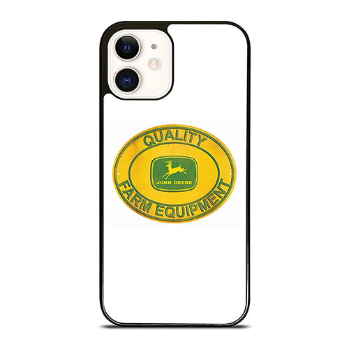 JOHN DEERE TRACTOR LOGO FARM EQUIPMENT iPhone 12 Case Cover