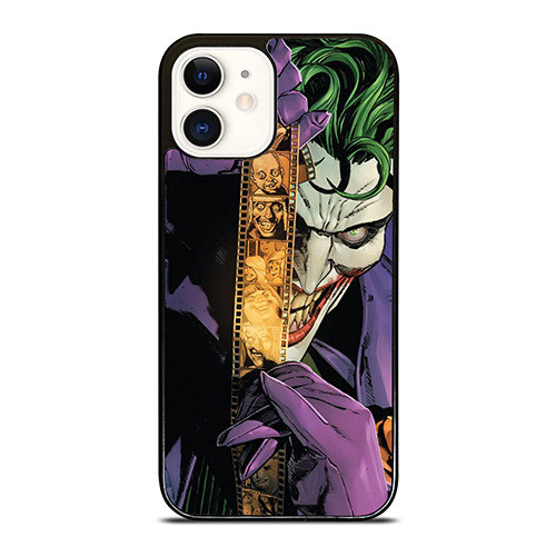 JOKER WITH FILM DC BATMAN CARTOON iPhone 12 Case Cover