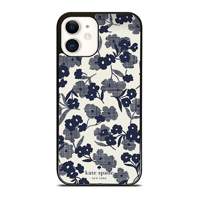 KATE SPADE NEW YORK BLUE FLORAL iPhone 12 Case Cover
