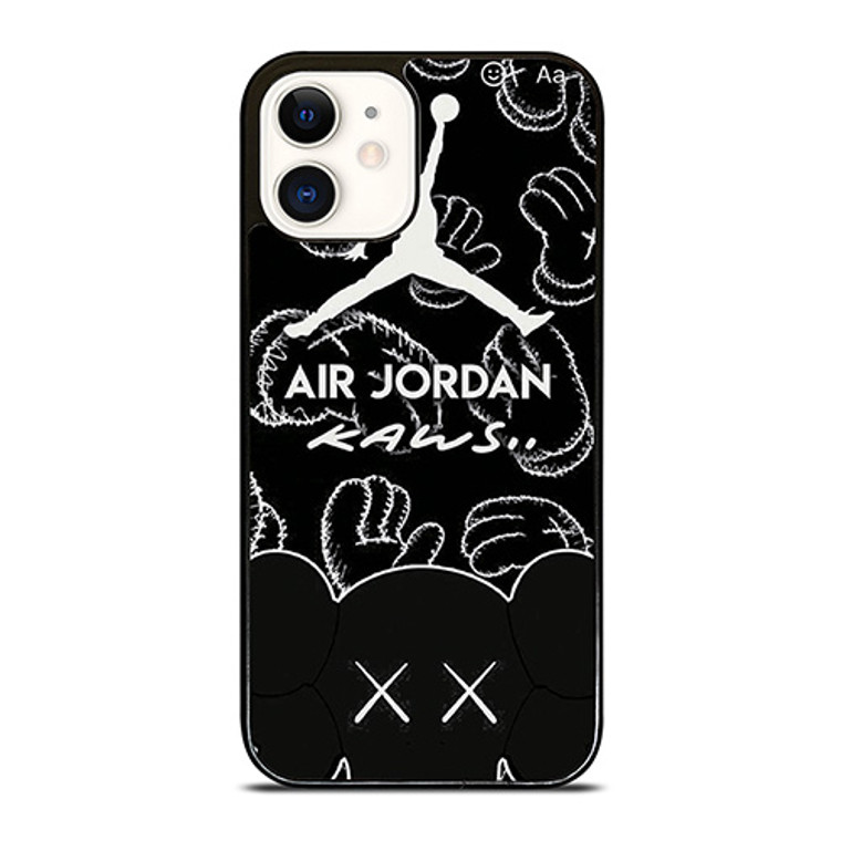 KAWS X AIR JORDAN LOGO iPhone 12 Case Cover