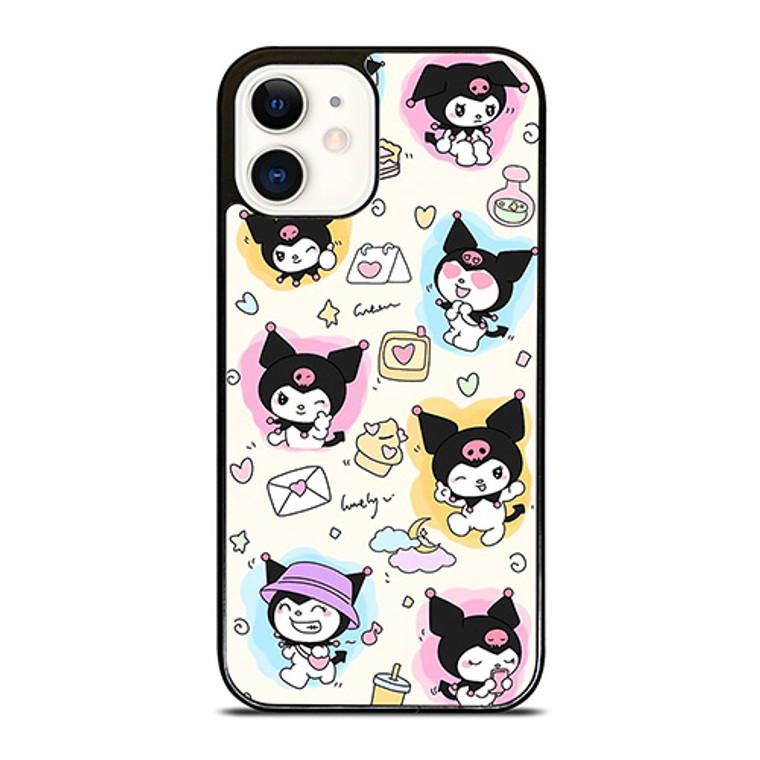 KUROMI SANRIO CARTOON KAWAII iPhone 12 Case Cover