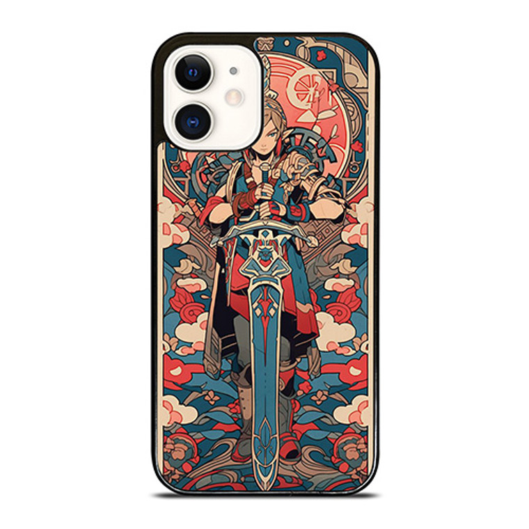 LEGEND OF ZELDA CARTOON ART iPhone 12 Case Cover