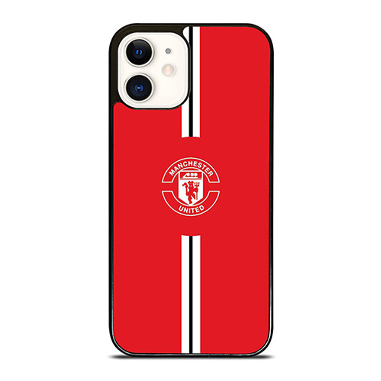 MANCHESTER UNITED FC LOGO FOOTBALL CLUB RED DEVILS ICON iPhone 12 Case Cover