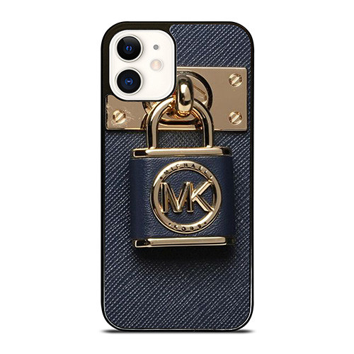 MICHAEL KORS LOGO MK PADLOCK iPhone 12 Case Cover