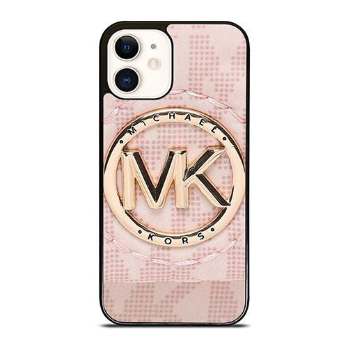 MICHAEL KORS LOGO MK PINK iPhone 12 Case Cover