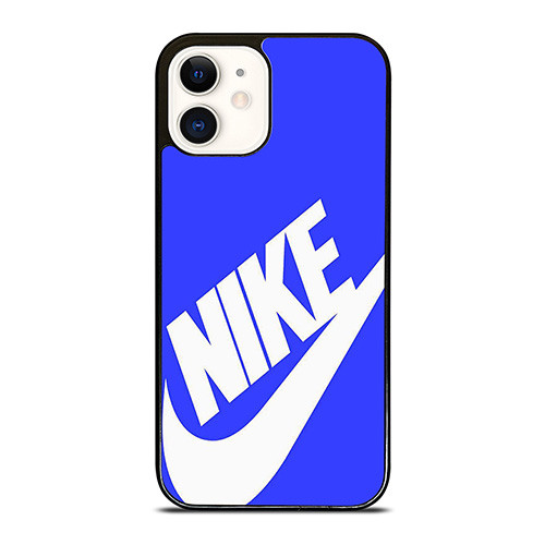 NIKE LOGO BLUE iPhone 12 Case Cover