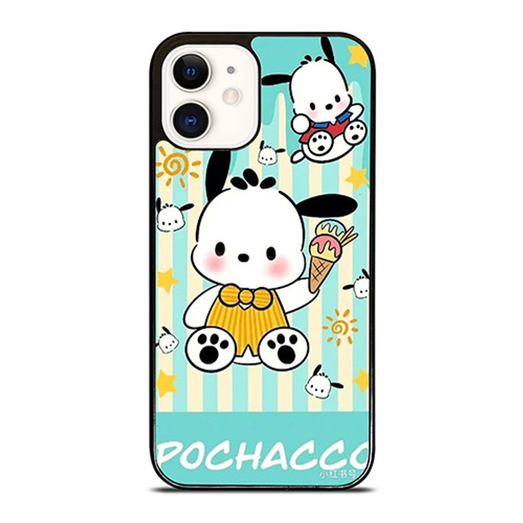POCHACCO DOG ICE CREAM iPhone 12 Case Cover