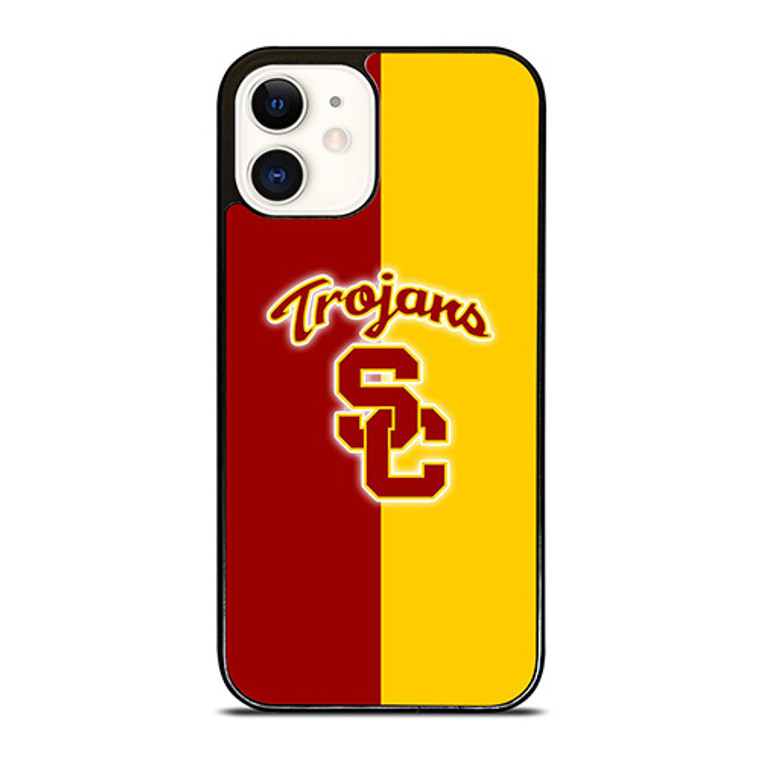 USC TROJANS BASKETBALL UNIVERSITY LOGO iPhone 12 Case Cover USC TROJANS BASKETBALL UNIVERSITY LOGO iPhone 12 Case Cover