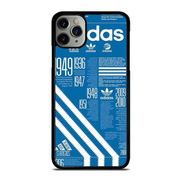ADIDAS SHOES LOGO BLUE iPhone 11 Pro Max Case Cover