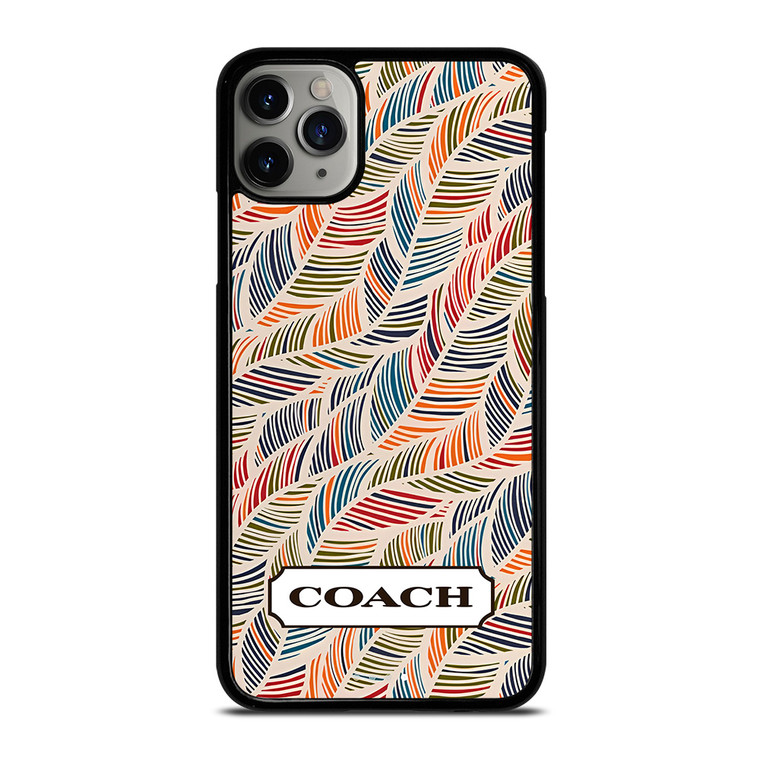 COACH NEW YORK LOGO MONOGRAM SEAMLESS PATTERN iPhone 11 Pro Max Case Cover