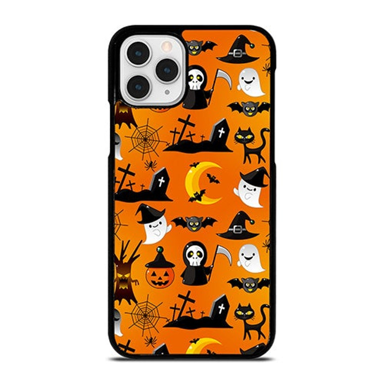 HAPPY HALLOWEEN CARTOON PATERN iPhone 11 Pro Case Cover