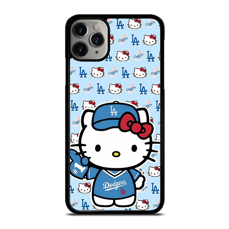HELLO KITTY LA DODGERS LOS ANGELES BASEBALL iPhone 11 Pro Max Case Cover
