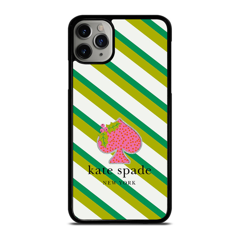 KATE SPADE NEW YORK LOGO FRUITY GREEN iPhone 11 Pro Max Case Cover