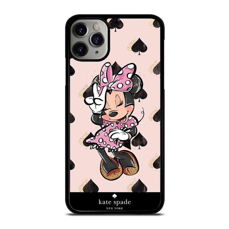 KATE SPADE NEW YORK LOGO MINNIE MOUSE DISNEY iPhone 11 Pro Max Case Cover