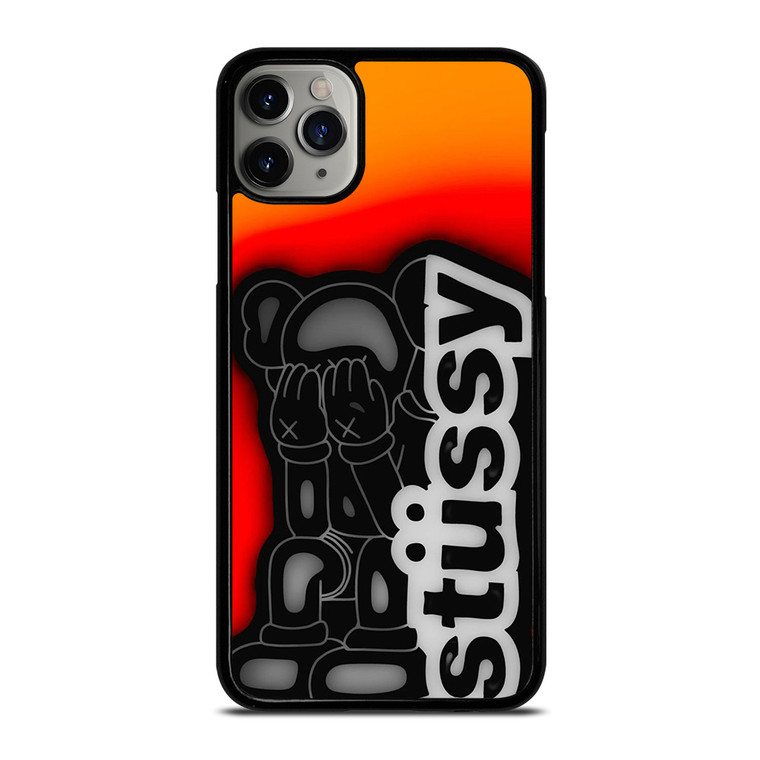 KAWS STUSSY iPhone 11 Pro Max Case Cover