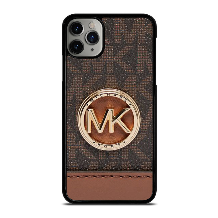 MICHAEL KORS LOGO MK WALLET BROWN iPhone 11 Pro Max Case Cover