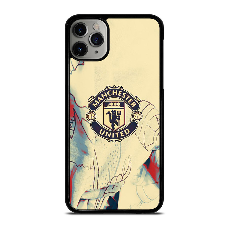 RED DEVILS MANCHESTER UNITED FC LOGO iPhone 11 Pro Max Case Cover