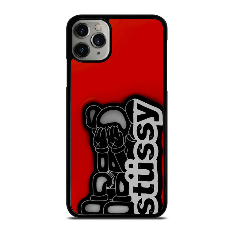 STUSSY X KAWS iPhone 11 Pro Max Case Cover