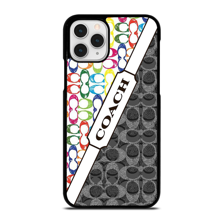 COACH NEW YORK LOGO COLORFULL BLACK ICON.jpg iPhone 11 Pro Case Cover