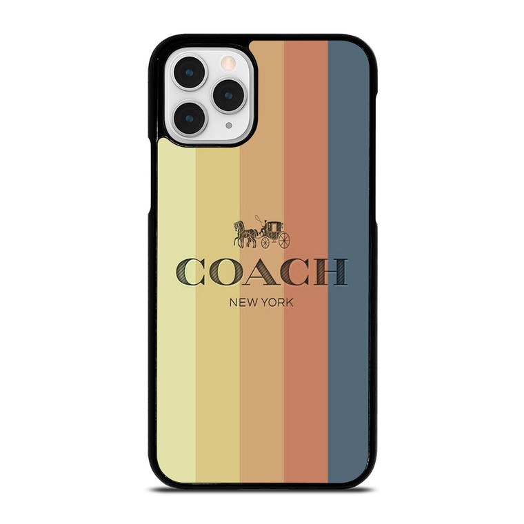 COACH NEW YORK LOGO STRIPES.jpg iPhone 11 Pro Case Cover