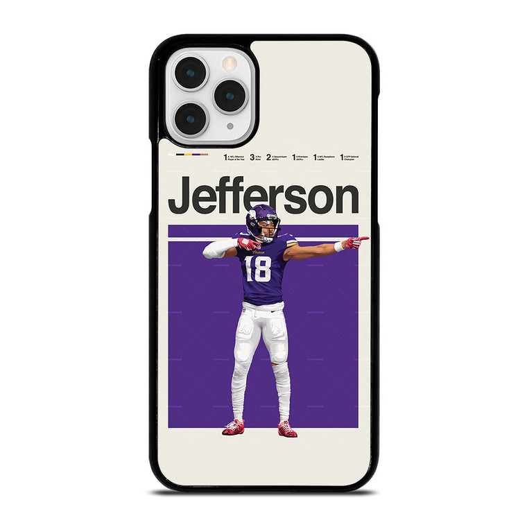 JUSTIN JEFFERSON NFL MINNESOTA VIKINGS.jpg iPhone 11 Pro Case Cover