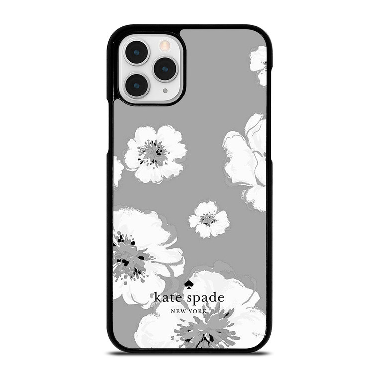 KATE SPADE NEW YORK LOGO FLORAL GRAY.jpg iPhone 11 Pro Case Cover