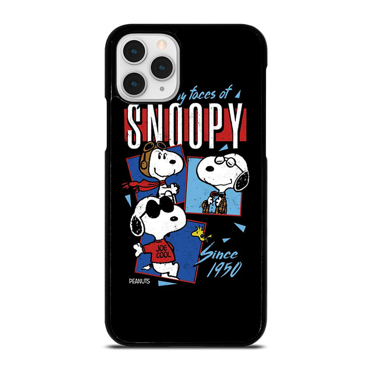 SNOOPY FACES THE PEANUTS CARTOON.jpg iPhone 11 Pro Case Cover