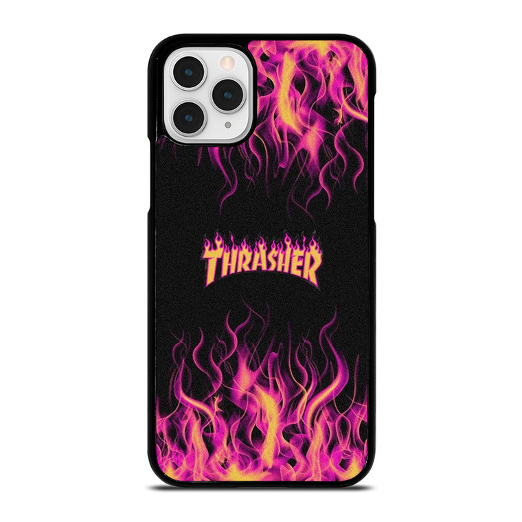 THRASHER FLAME SKATEBOARD MAGAZINE.jpg iPhone 11 Pro Case Cover