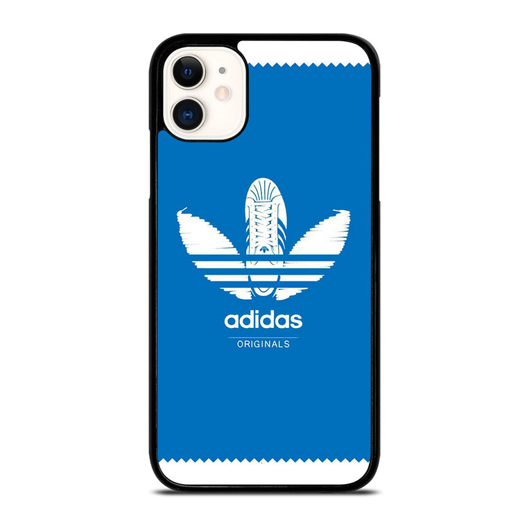 ADIDAS LOGO SHOES BLUE ORIGINALS iPhone 11 Case Cover