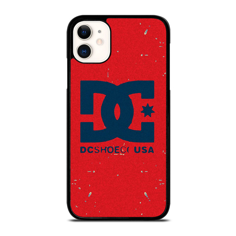 DC SHOE USA LOGO RED iPhone 11 Case Cover DC SHOE USA LOGO RED iPhone 11 Case Cover