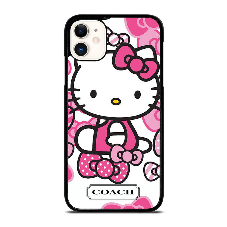 HELLO KITTY COACH NEW YORK PINK iPhone 11 Case Cover